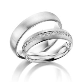 fehér arany karikagyűrű