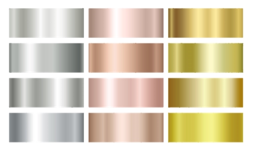 arany színek: fehérarany, rozéarany, sárgaarany
