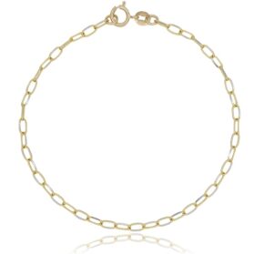 Sárga arany vékony karkötő