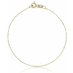 Sárga arany vékony női karkötő
