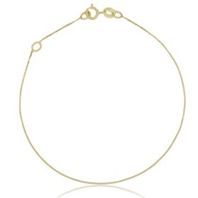 Sárga arany velencei női karkötő